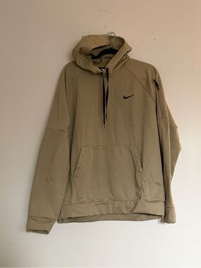 Nike Swoosh Tech Hoodie in Khaki